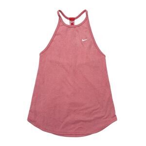 Nike Dri-FIT Racerback Workout Tank Top Athletic Running Yoga Striped Pink XS